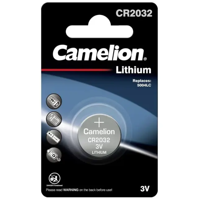 Camelion CR2032-BP1 – Μπαταρία Λιθίου Κουμπί 3V (1τμχ)
