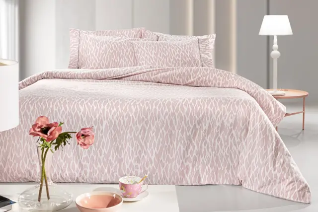 ΣΕΤ ΦΑΝΕΛΕΝΙΑ ΣΕΝΤΟΝΙΑ ΜΟΝΑ (170x265) MAGMA DUSTY PINK FLANNEL GUY LAROCHE
