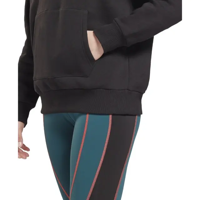 Reebok Identity Logo Fleece Hoodie (GS9392-Black) - Μαύρο 3