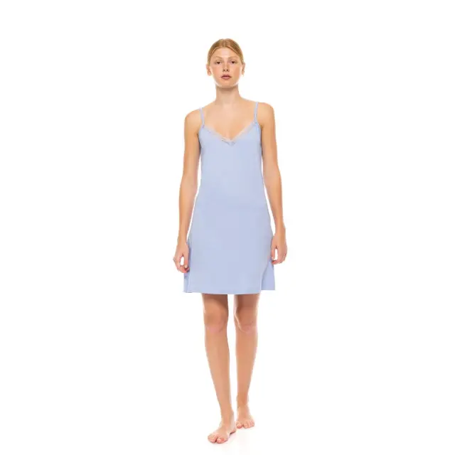 Νυχτικό Γυναικείο S1510 Pastel Solid Blue Cloud Pink Label - XXL