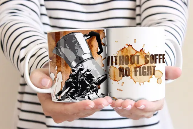 Κούπα COFFEE 1Κούπα κεραμική 330ml λευκη με συσκευασία δώρου " (COFFEE 01)