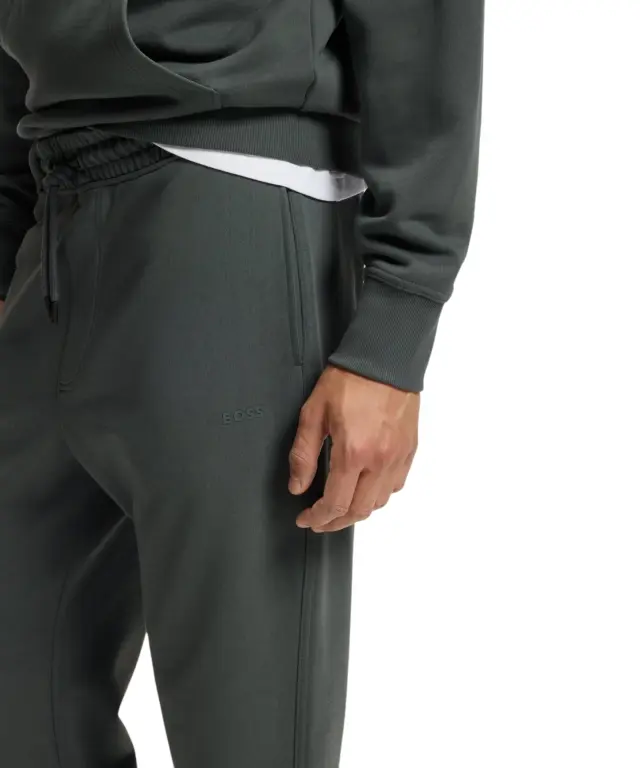 Hugo Boss - Ανδρικό παντελόνι φόρμας SeChup 50533392-377 Πράσινο Σκούρο 3