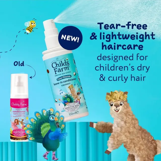 Childs Farm Παιδικό Conditioner με Καρύδα για Εύκολο Χτένισμα σε Μορφή Gel , Ιδανικό για Μπούκλες , Χωρίς Ξέβγαλμα 100ml 2