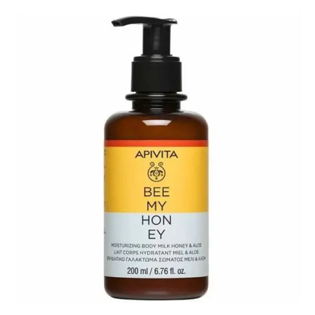 Apivita Bee my Honey Milk Honey & Aloe Ενυδατικό Γαλάκτωμα Σώματος με Μέλι και Αλόη, 200ml