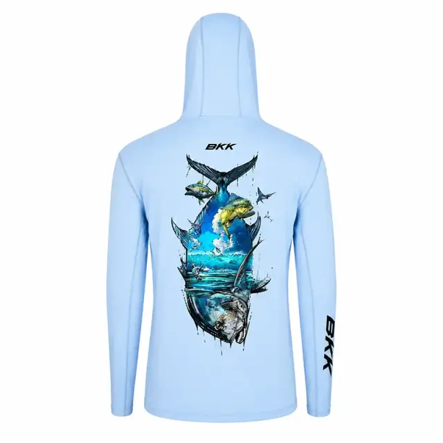 Μπλούζα Ψαρέματος BKK Hooded Long Sleeve Performance Brand Values GT - XL