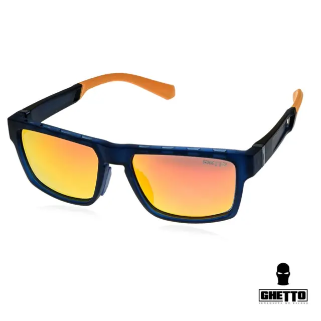 Ghetto Action Outdoor Sunglasses Blue Frame Unisex
