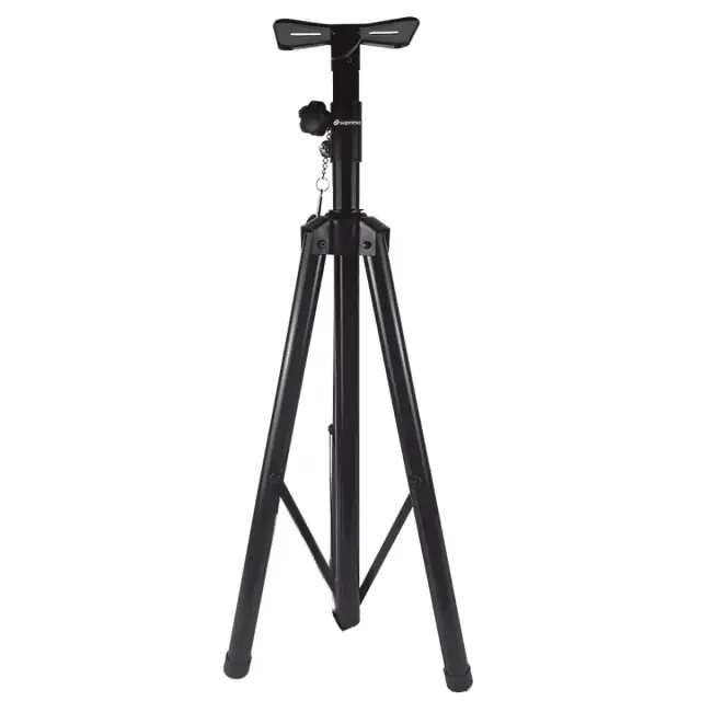 SUPRIMO SSM1 speaker tripod stand iron black loudspeaker base safety pin up to 60 kg