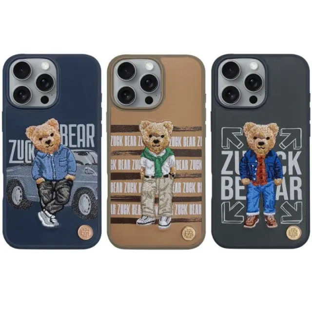 Zuck Bear California Cool Shock Proof MagSafe Case Ανθεκτική Θήκη - Jeans (iPhone 16 Pro Max) 2
