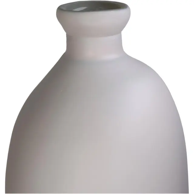 Βάζο Ιβουάρ Ανακυκλωμένο Γυαλί 34x34x73cm 2