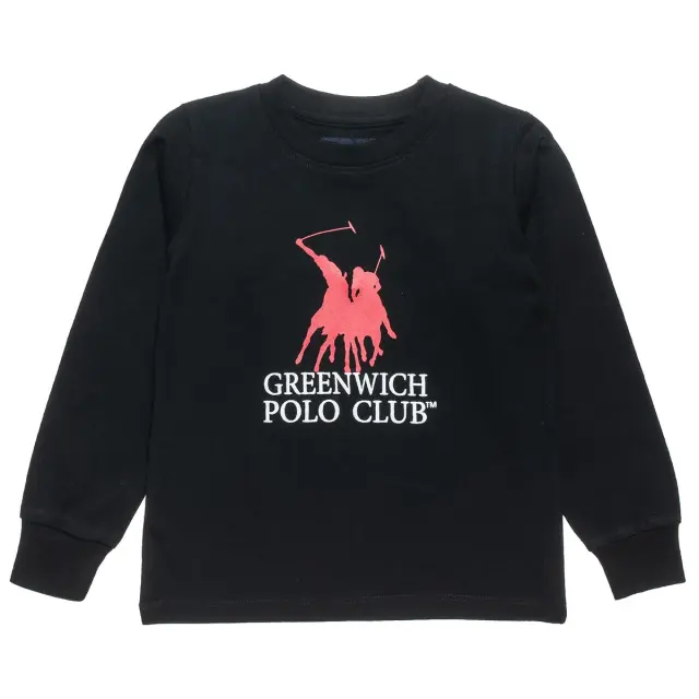 Μπλούζα Greenwich Polo Club με ανάγλυφα στοιχεία