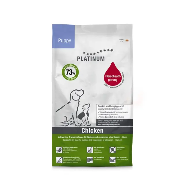 Platinum Puppy Chicken Μαγειρευτή Ξηρά Τροφή 5Kg Μονόχρωμο