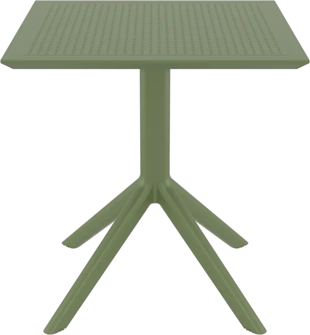 Τραπέζι SKY Olive Green PP 70x70x74cm