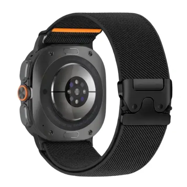 Tech-protect Nylon Clasp Samsung Galaxy Watch Ultra 1 / 2 2024-2026 (47 Mm) Black 2