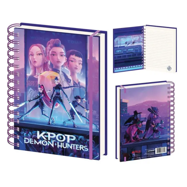 Τετράδιο K-Pop Demon Hunters Σημειωματάριο A5 Σπιράλ (SR2510683)
