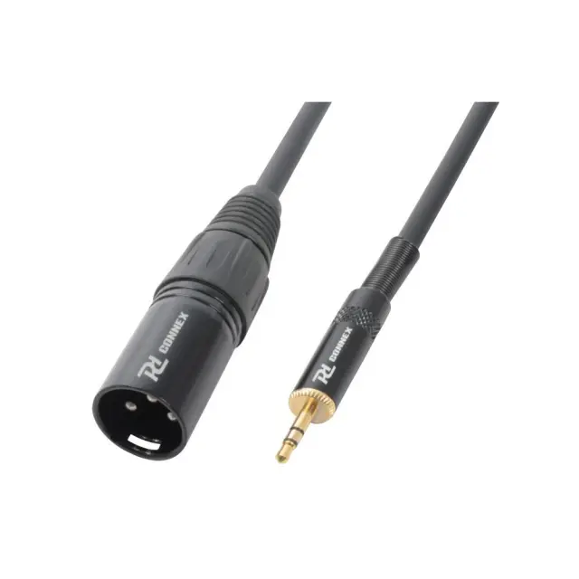 POWER DYNAMICS CABLE XLR αρσ.-3.5 Stereo 0,5m