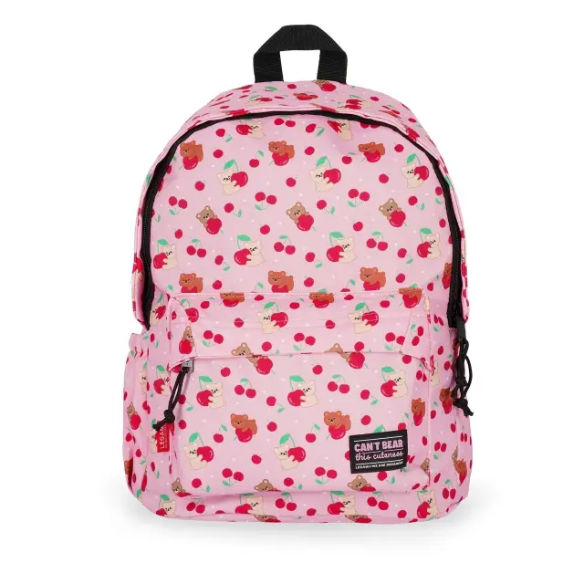 Legami My Backpack Teddy Bear Cherry Pink (Αρκουδάκι) Σακίδιο Πλάτης με Θήκη Laptop 15" BPK0021