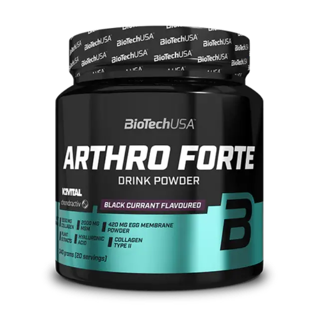 Biotech USA Arthro Forte Drink Powder Συμπλήρωμα για την Υγεία Αρθρώσεων & Οστών 340gr Black Currant