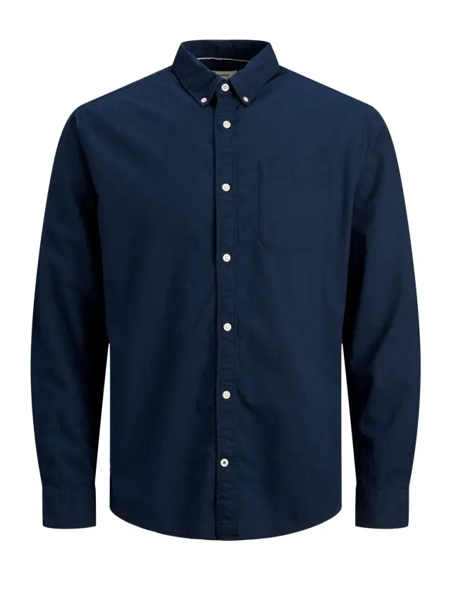 JJEOXFORD SHIRT LS NOOS Navy Blazer