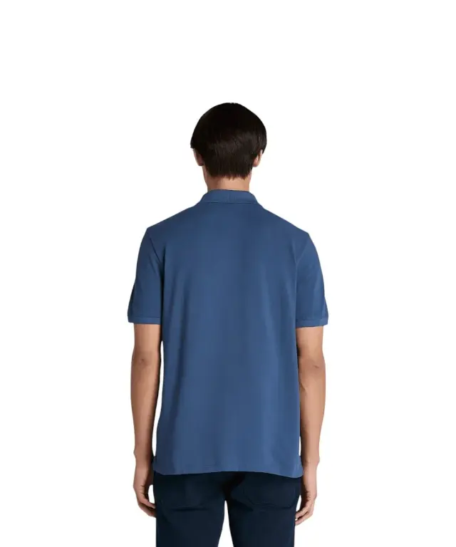 Timberland - Ανδρικό T-shirt Polo Short-Sleeve με Λογότυπο Oyster River TB0A2BRY-EYO Μπλε - S 3