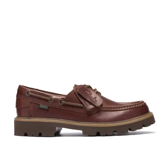 Clarks Cleyhill Boat ανδρικά δερμάτινα παπούτσια 26186176-1