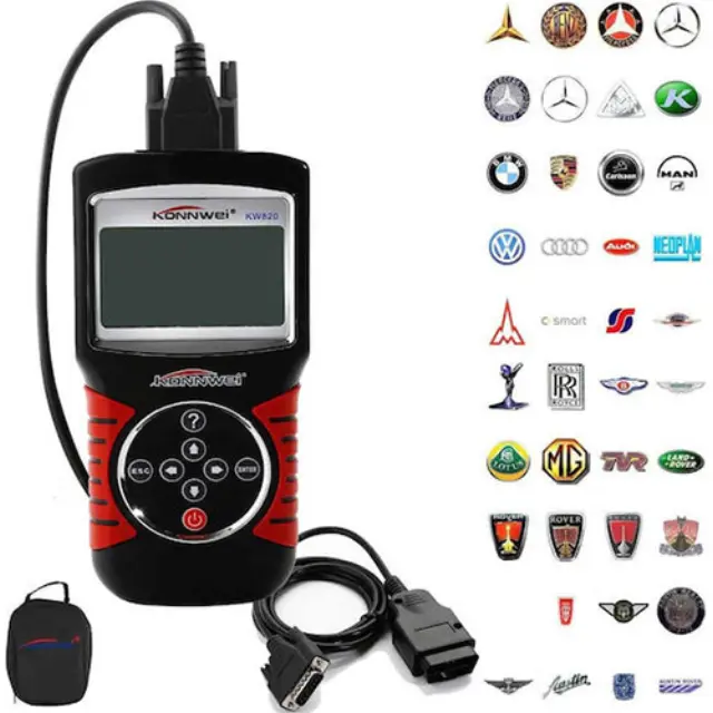 Konnwei KW820 Διαγνωστικό Αυτοκινήτου Ψηφιακό OBD 2 με Καλώδιο 2