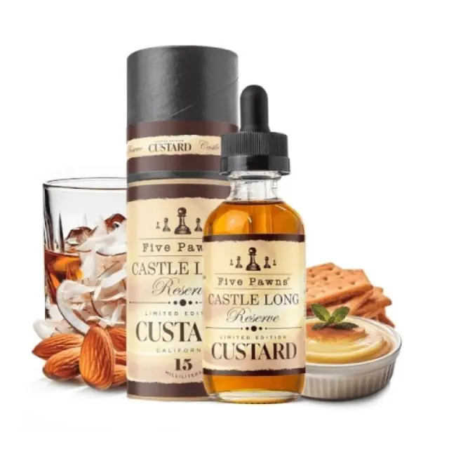 Castle Long Reserve Custard Limited Edition by Five Pawns 30ml/60ml