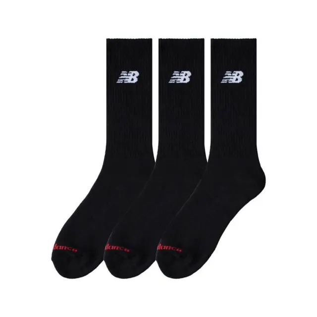 New Balance Everyday Crew (3Pair) (LAS51293-BK) - Μαύρο 3