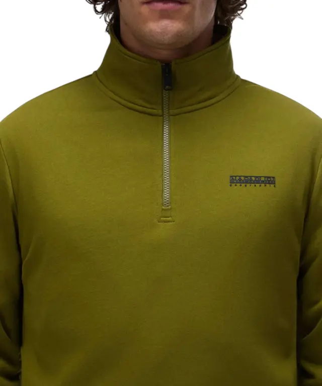 Napapijri - Ανδρικό Φούτερ Με Κουκούλα B Small Box Relaxed Fit NP0A88TO-G4C Χακί - XL 3