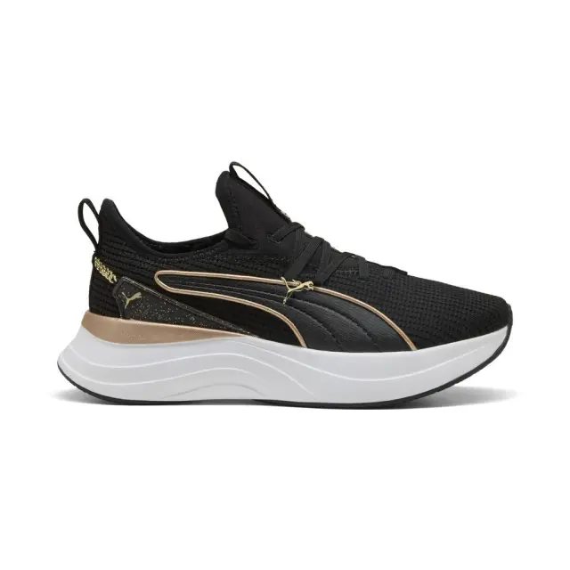 Puma Women's Softride Sabrina Polished Chrome Μαύρο - Χρυσό 313719-01 (Puma)
