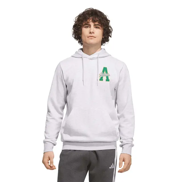adidas Sportswear Men's Varsity Tailsweep Graphic Hoodie Γκρι KS2183 (adidas Sportswear) - Small