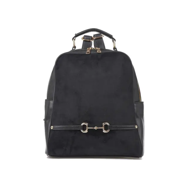 VERDE ΤΣΑΝΤΑ ΠΛΑΤΗΣ-BACKPACK 16-0008842 ΜΑΥΡΟ