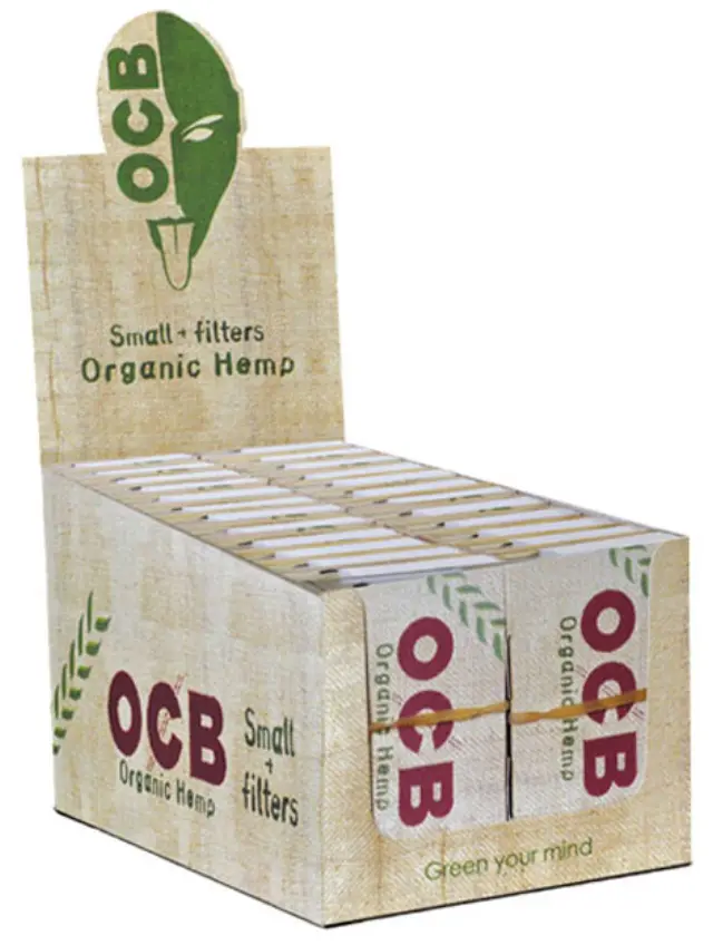 OCB Χαρτάκια Organic Hemp Double + Tips 24τεμ.