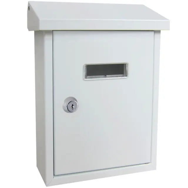 Γραμματοκιβώτιο Μεταλλικό Λευκό "Easy" 19x8x25.5cm