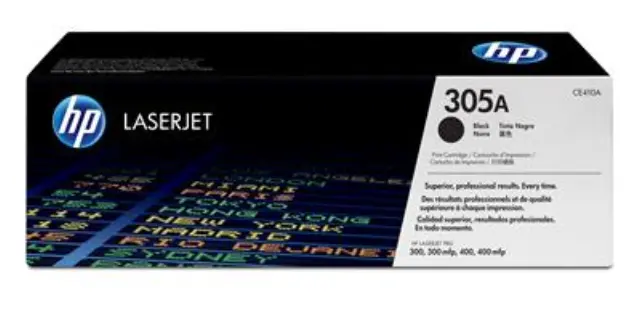 HP 305A Γνήσιο Toner Laser Εκτυπωτή Μαύρο 2090 Σελίδων (CE410A)