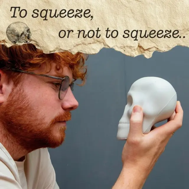 Boxer Gifts Squishy Stress Toy: Skull 2