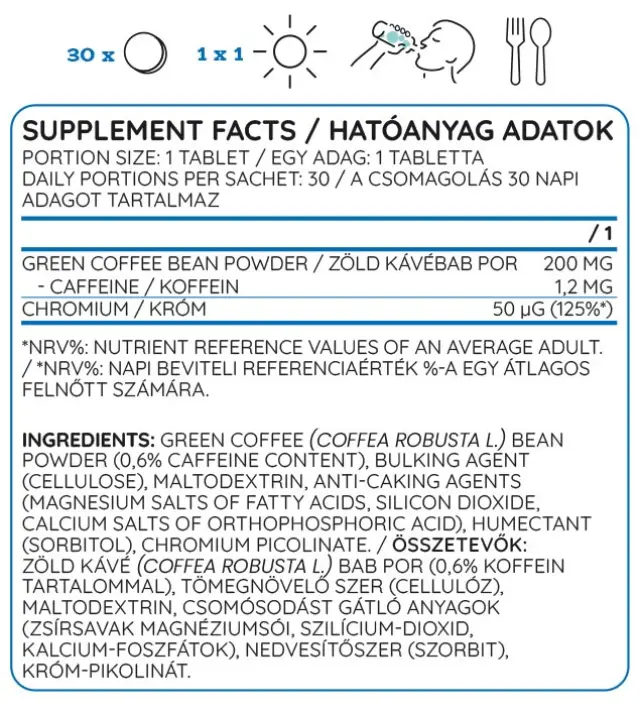 Nutriversum Green Coffee Bean + Chrome 2