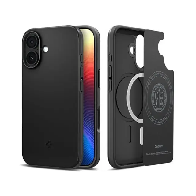 Spigen Θήκη Κινητού iPhone 17 Thin Fit Mag Magsafe Black