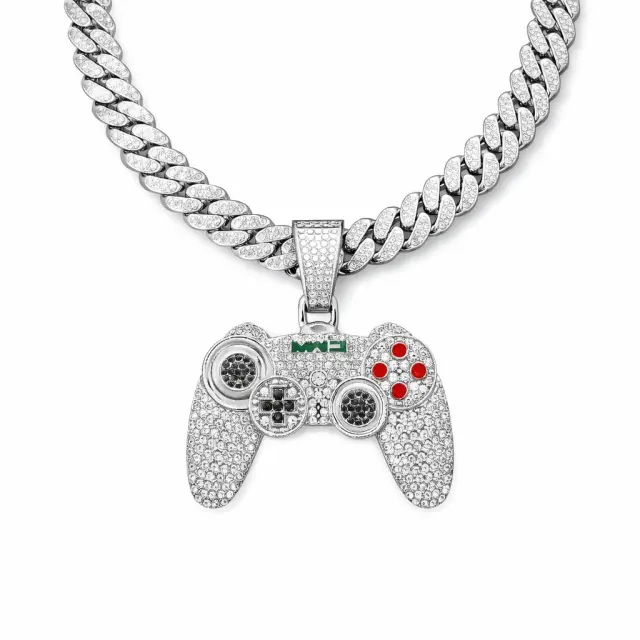 Ghetto Hip Hop Controller PS Game Pendant Necklace