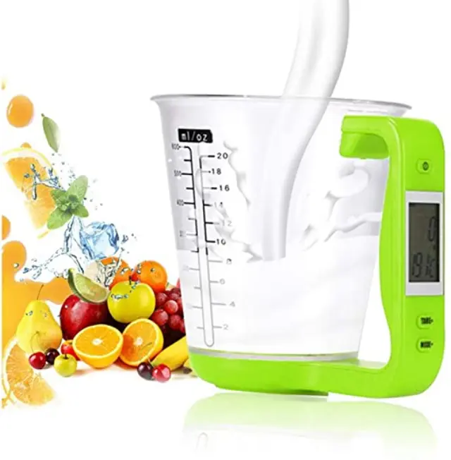 Ψηφιακή ζυγαριά κουζίνας - Digital scale with measurinh cup Sapir Home PS-108653