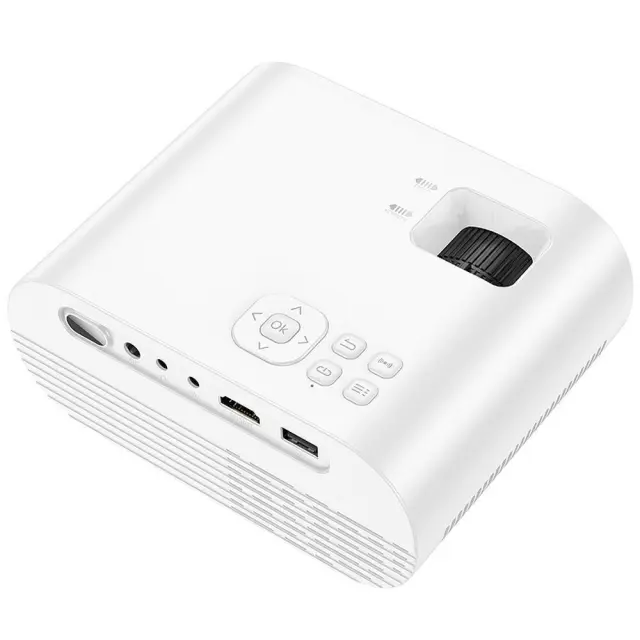 Hoco Mini Projector Λάμπας LED με WiFi Λευκός DT1 3