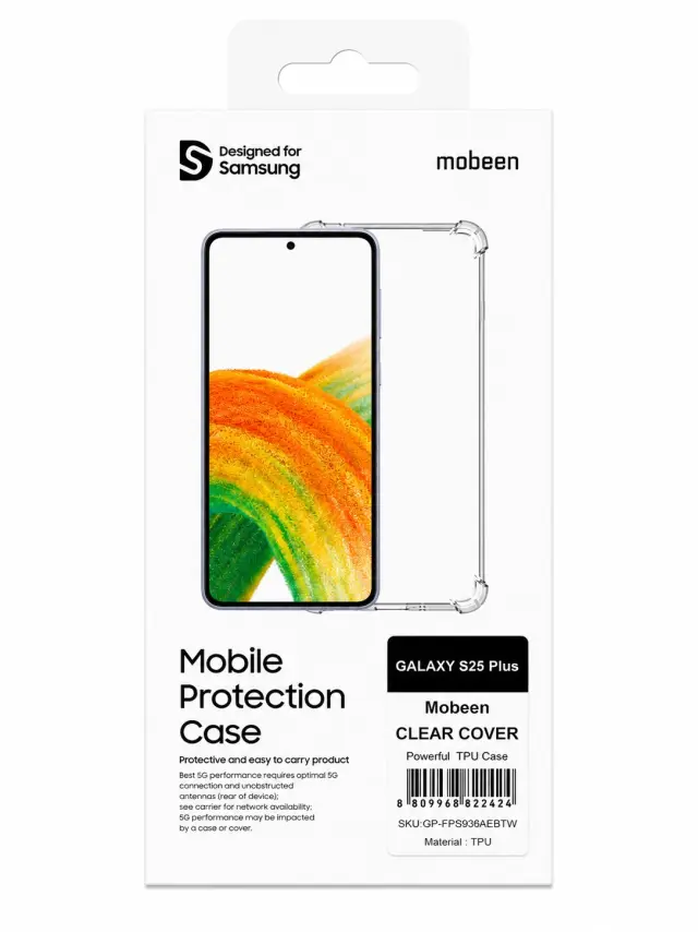 GP-FPS936AE Samsung by Mobeen Clear Cover for Galaxy S25+ Transparent 2