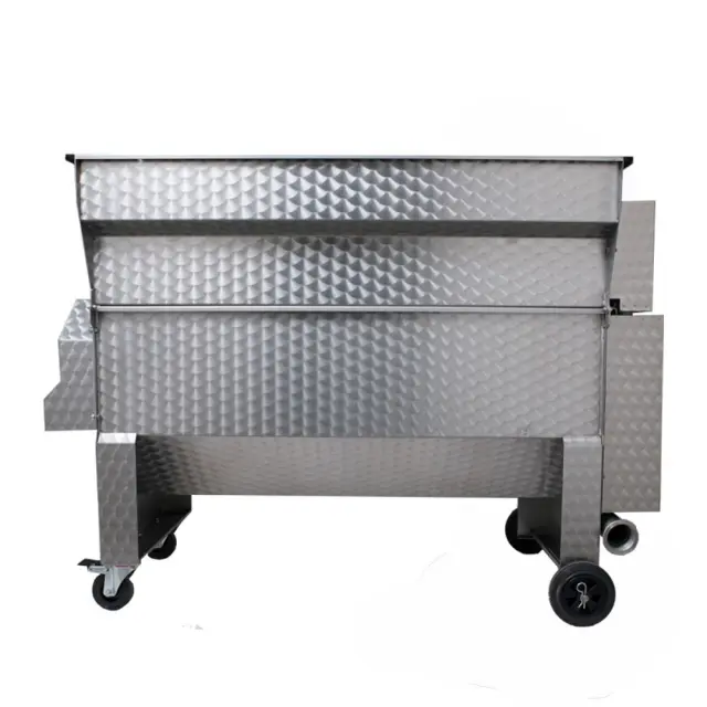 Grifo DVEP50I Σπαστήρας Σταφυλιών Ηλεκτροκίνητος 3HP IΝΟΧ με Διαχωριστήρα και Αντλία / 101038 2