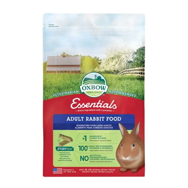 Oxbow Adult Rabbit Πλήρης Τροφή Κουνελιών 4.54kgr