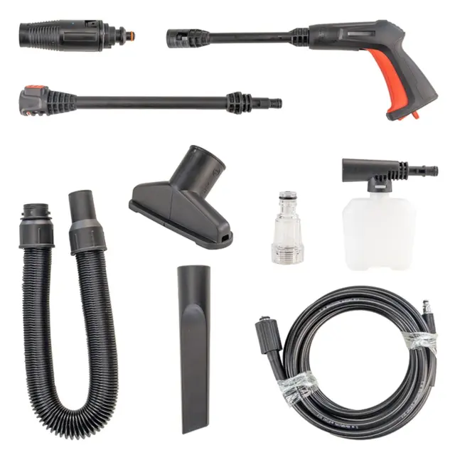 Bormann Pro BPW3130 - Πλυστικό Υψηλής Πίεσης 1600W , 130Bar , 480Lt Και Σκούπα Υγρών Στερεών 800W (070498) 2
