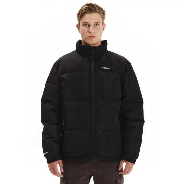 Emerson Puffer Jacket Roll In Hood (252.EM10.79-Black) - Μαύρο - XXL