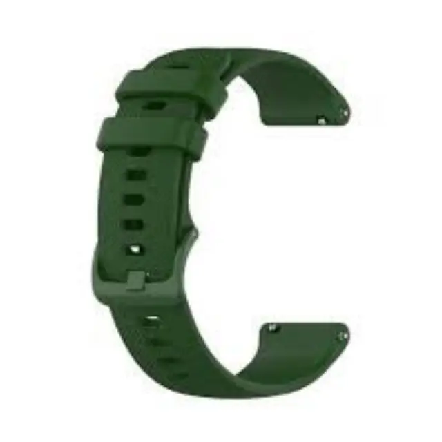Techsuit® Λουράκι Σιλικόνης για Smartwatch 20mm- Green 3
