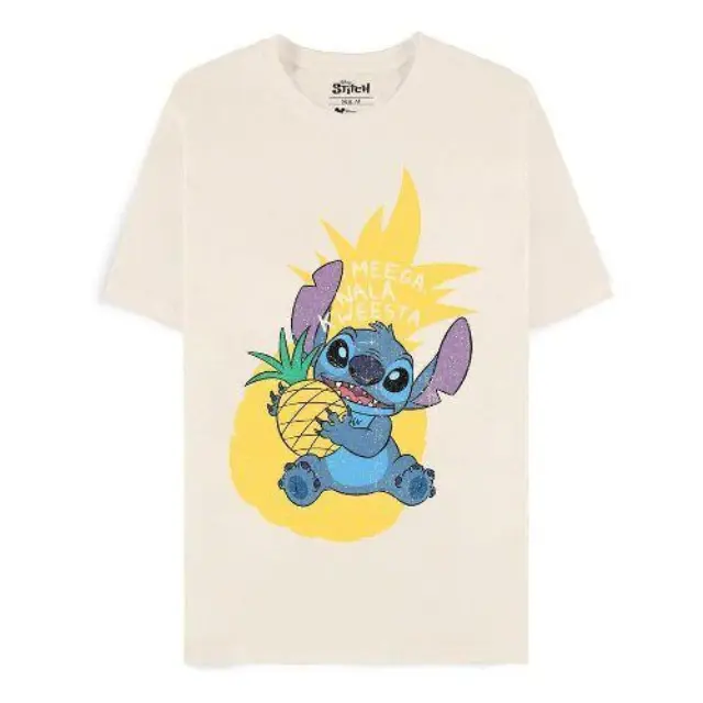 Difuzed® Stitch Pineapple T-Shirt-White (S)