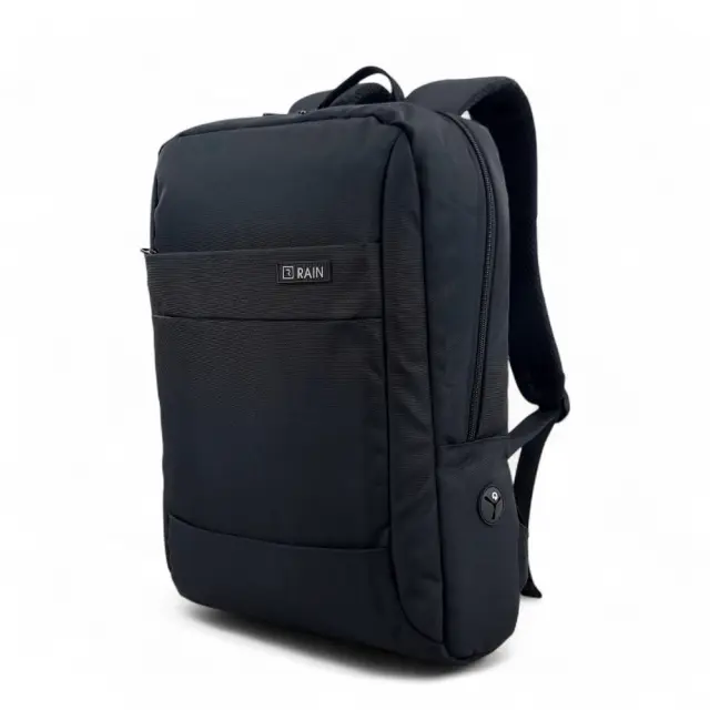 Επαγγελματικό Αδιάβροχο Σακίδιο Laptop 15.6" RAIN RBP1010 – 15lt Μαύρο (30×12×43cm)