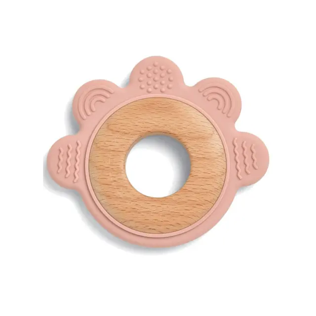 Μασητικό Σιλικόνης Mamas & Papas Pink Flower 26180309 2