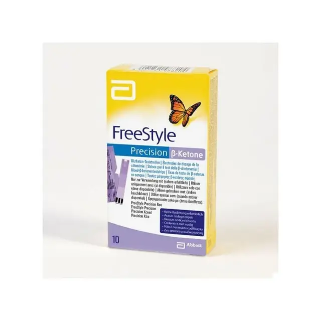 Abbott Freestyle Precision B Ketone Ταινίες Μέτρησης Σακχάρου 10τμχ